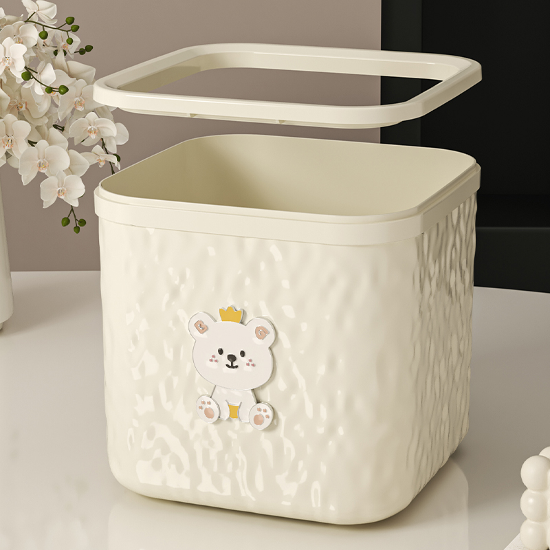 桌面垃圾桶2025新款可爱小号迷你家用宿舍客厅办公室收纳桶高颜值 - 图1