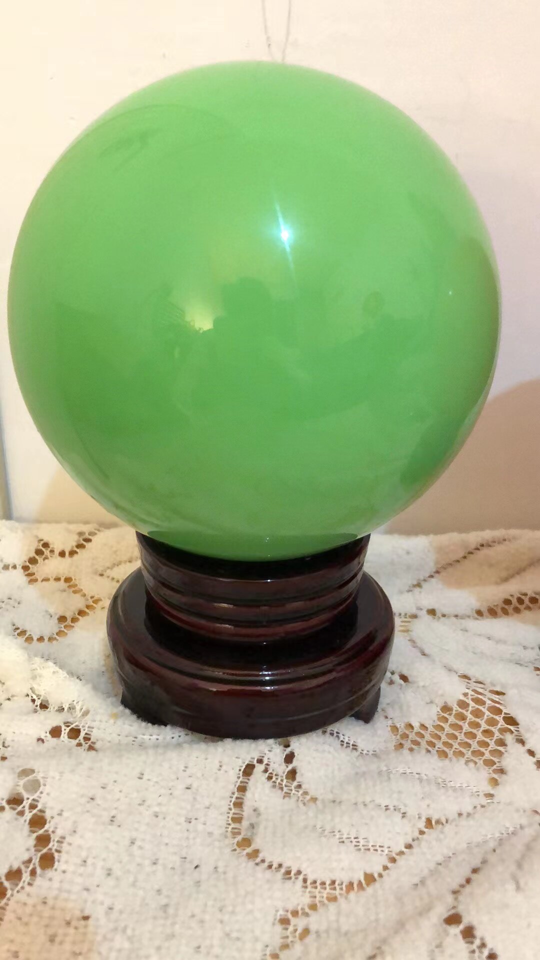 包邮夜明珠夜光石荧光球摆件办公室书房客厅开业桌面送礼鱼缸