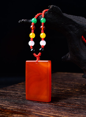 2026年直播供货天然玛瑙方牌挂牌光板无事牌玛瑙牌子红黄绿白批发