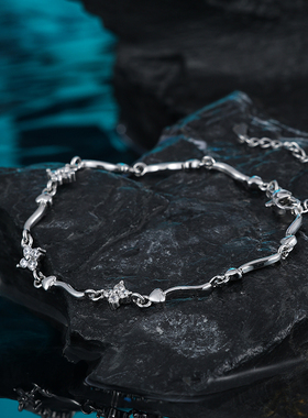 幸运四叶草不规则手链ins小众