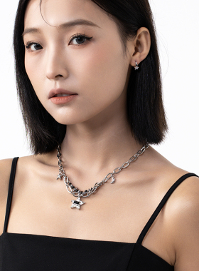 VOYAGE小众星星吊坠项链甜酷锁骨