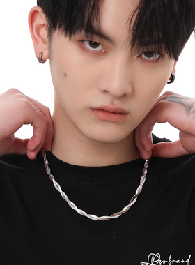 VOYAGE编织蛇骨链项链小众设计