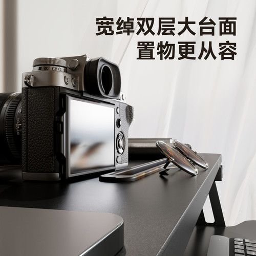 北弧站立办公升降台电动升降桌笔记本台式电脑办公工作增高架D560 - 图3