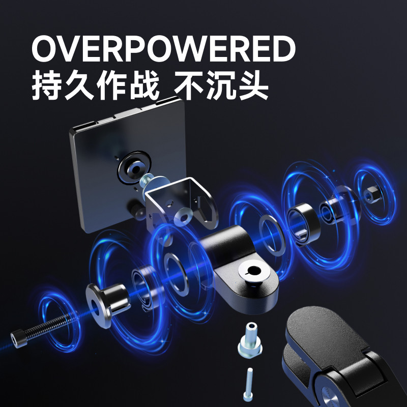 北弧电脑显示器支架高杆台式上下屏桌面免打孔悬臂增高悬架E680P