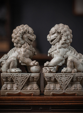 瓷山造物陶瓷装饰摆件中式玄关