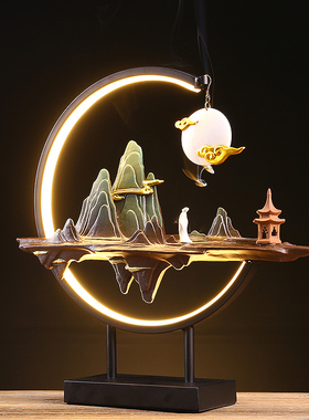 瓷山造物陶瓷/铁艺装饰摆件中式