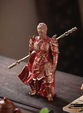 金箍棒雕塑黑神话悟空桌面陶瓷