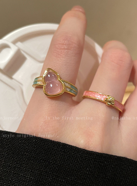 新中式葫芦开口戒指女2025新款