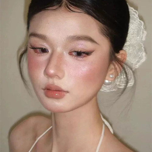 韩系白色蕾丝花边大肠发圈女高级感巨好看芭蕾风超大头花发饰头饰 - 图2