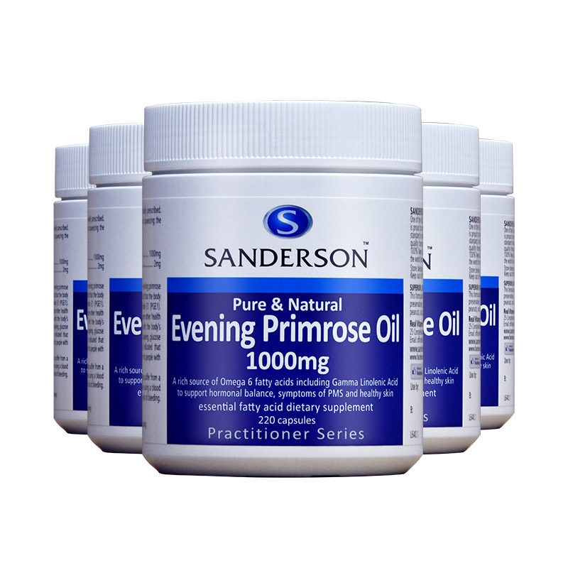 新西兰进口月见草油精华*3软胶囊 Sanderson海外月见草油