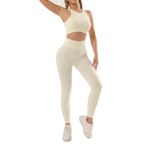 Quick-drying seamless yoga suit shockproof yoga wear sports - 图3