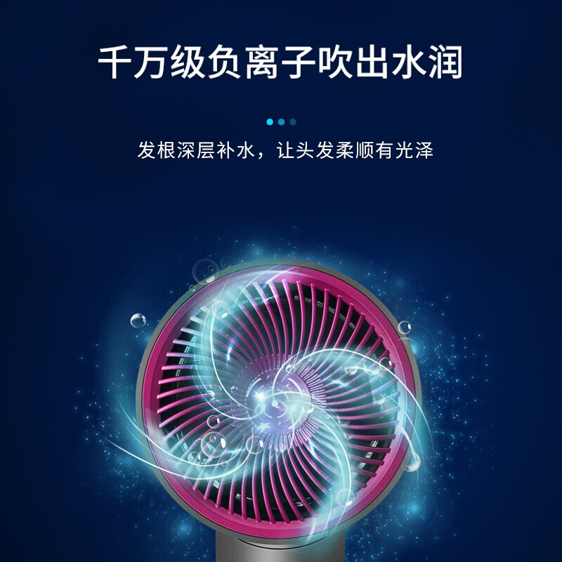 超人吹风机负离子护发廊静音速干家用电吹风恒温吹风筒宿舍学生用