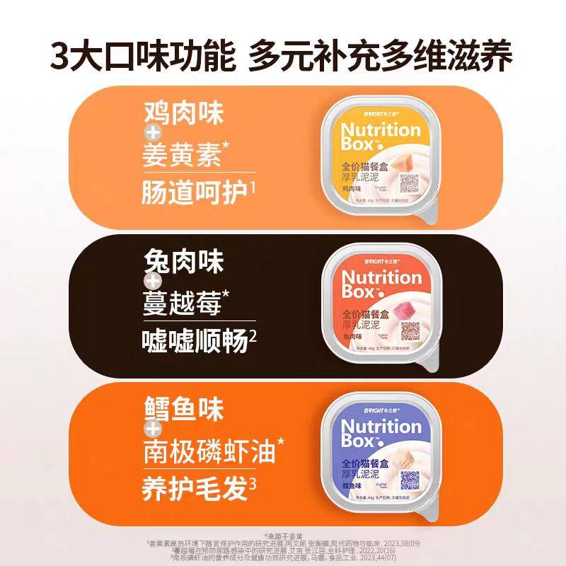 布兰德全价主食餐盒罐头餐包厚乳泥泥猫饭湿粮成幼猫通用补水40g,淘宝优惠券,粉丝福利购,淘宝优惠卷