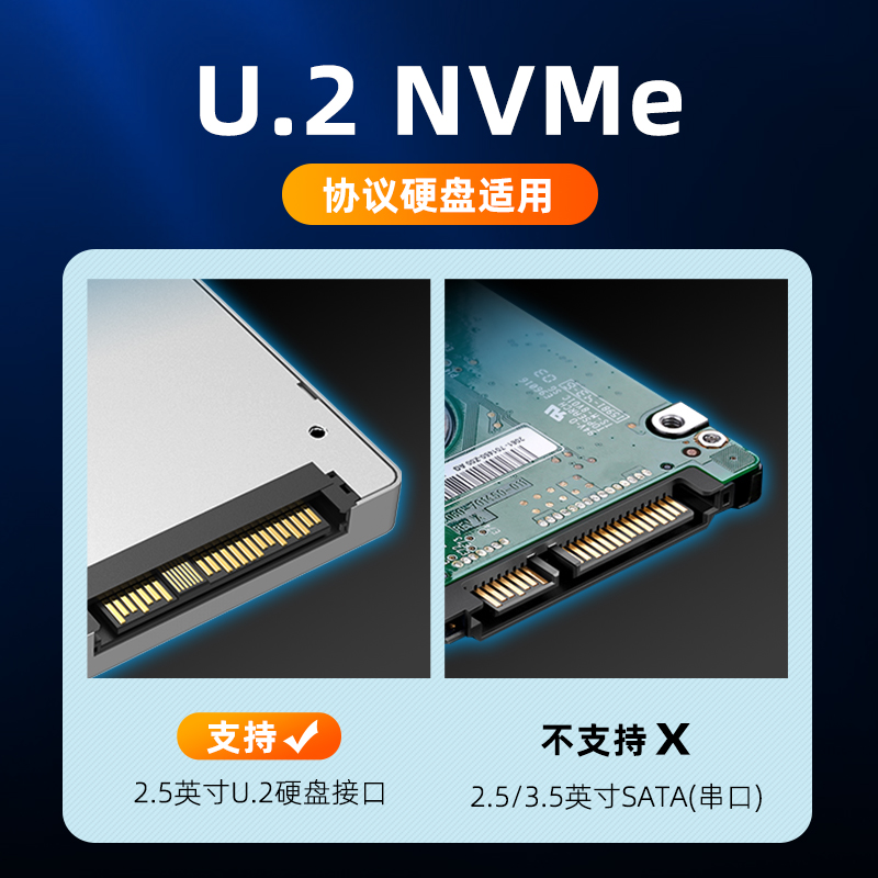 麦沃移动硬盘盒U.2固态通用外置Type-c接口10Gbps外接盒K108U - 图2