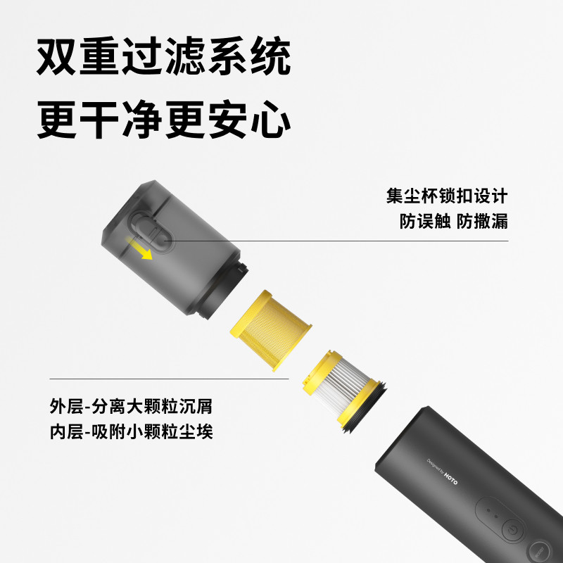 小猴工具车载吸尘器家用大吸力无线吹吸一体机小型手持迷你车用
