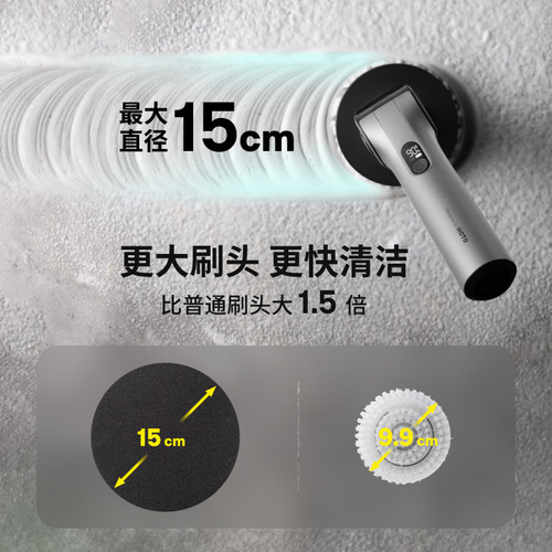 【papi酱同款】HOTO小猴电动清洁刷自动全屋多功能家用大功率刷子 - 图2