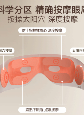 蒸汽雾化眼部按摩仪缓解眼疲劳