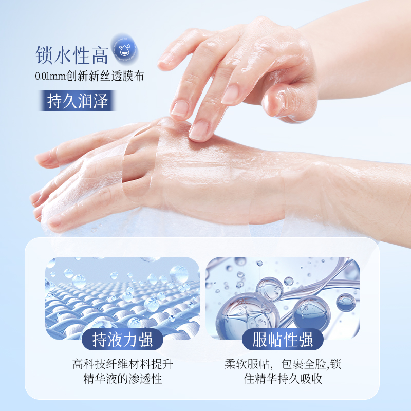 露丝年华377美白面膜贴片补水保湿祛斑提亮烟酰胺光果甘草护肤女