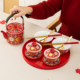 Tang Cheng wedding enamel teacup set