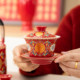Tang Cheng wedding enamel teacup set
