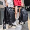 Fashionable Outdoor Trendy Sports Computer Backpack Men's Extra Large Capacity Student School Bag Travel Backpack Casual Simple