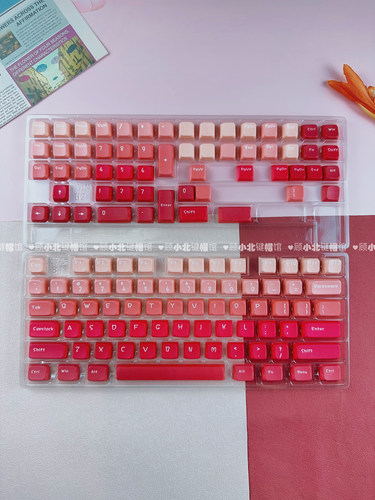 火主题渐变键帽MDA高度PBT五面热升华宁芝68 醉鹿a75 98 S99 104 - 图2