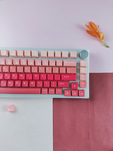 火主题渐变键帽MDA高度PBT五面热升华宁芝68 醉鹿a75 98 S99 104 - 图1