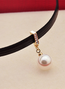 珍珠脖颈链项圈韩国锁骨饰品