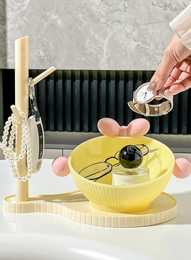 新款价放钥匙置物架收纳摆件北