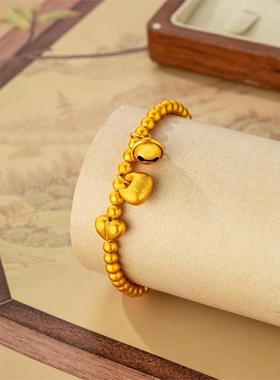 屁桃福袋铃铛串珠手链女新中式