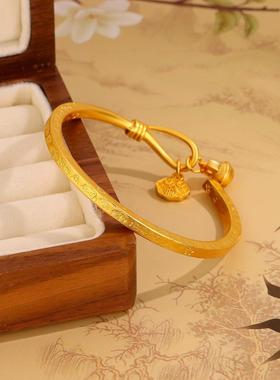 铃铛吉言手镯女时尚新中式蝴蝶结
