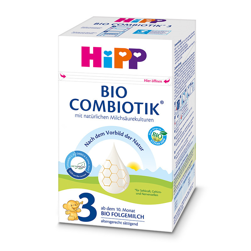 HiPP喜宝德国珍宝版有机益生菌婴幼儿配方奶粉3段10个月-2岁*3盒