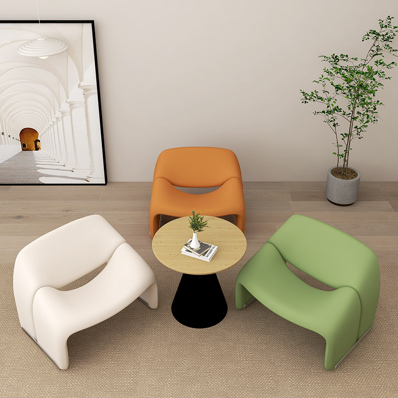 北欧轻奢异形售楼部酒店会客洽谈接待桌商务休闲椅组合休息区圆桌,淘宝优惠券,粉丝福利购,淘宝优惠卷