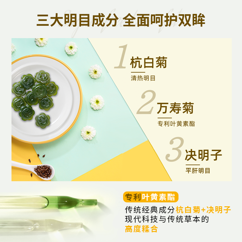 【3盒】minayo软糖保护眼睛叶黄素 minayo叶黄素/蓝莓/越橘提取物