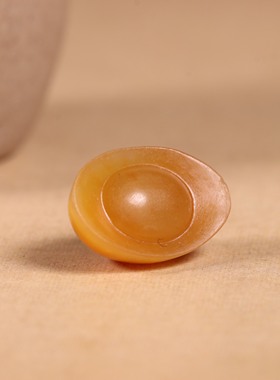 涵玉舍元宝新疆和田玉籽料黄沁