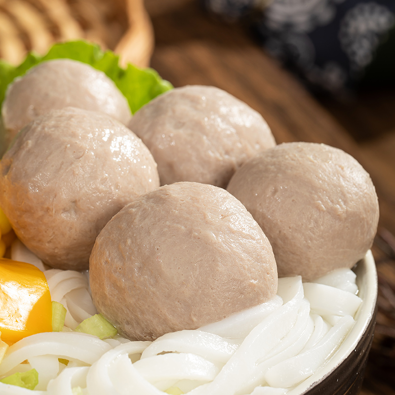 八合里海记牛肉丸正宗汕头特产潮汕火锅烧烤食材生鲜手工鲜肉750g