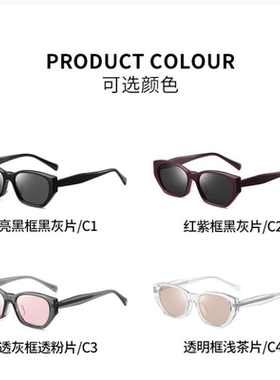 高清尼龙镜片板材墨镜女高级感