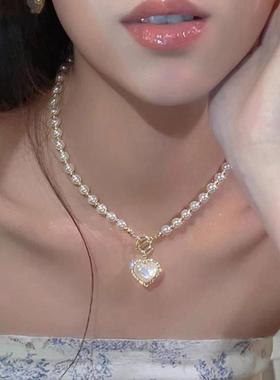 轻奢Pearl necklace women