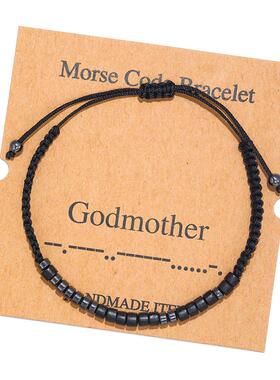 Cross-border beaded hand-woven couple bracelet欧美编织手链潮