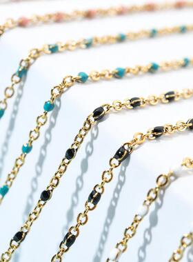 不锈钢手镯为妇女可爱的搪瓷项炼