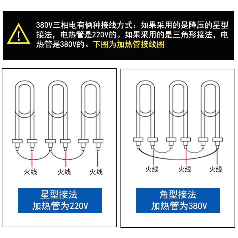 蒸饭车电热管 发热管棒蒸箱220V 380V 3KW 4KW蒸饭机蒸饭柜加热管