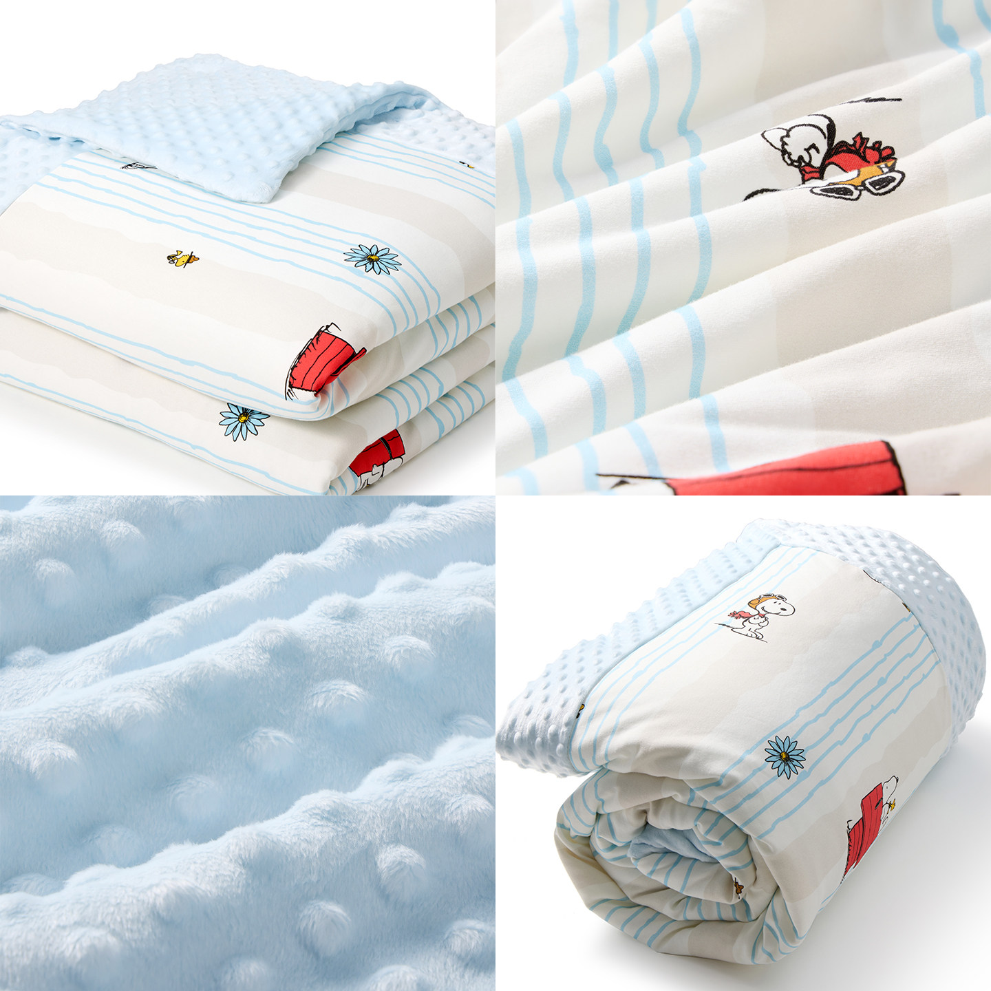 happy nocnoc敲开心儿童毛毯安抚豆豆毯盖毯新生被子宝宝幼儿园,淘宝优惠券,粉丝福利购,淘宝优惠卷