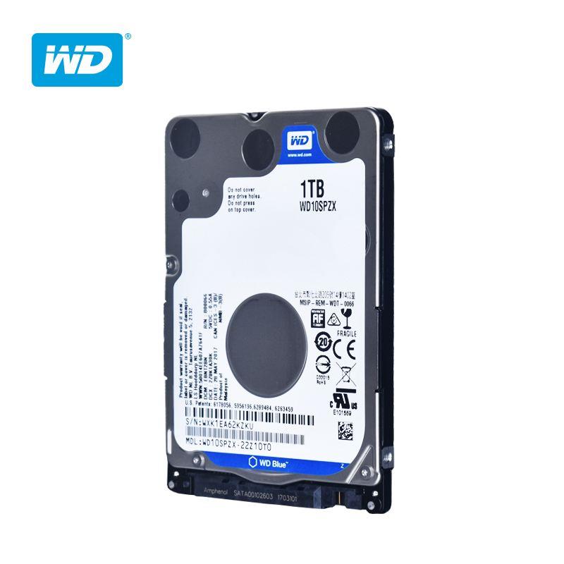 原装WD10SPZX 1tb 2.5寸笔记本机械硬盘5400转128M 1T蓝盘7MM - 图1