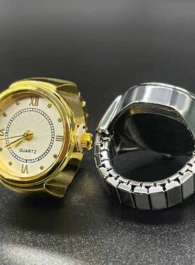 新品【戒指表】新款迷你手饰男女学生情侣外贸热卖石英戒指手表