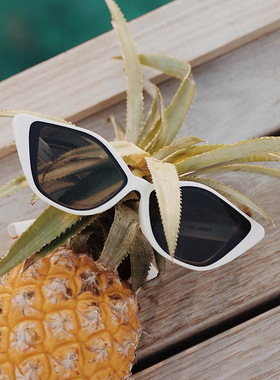 新款 2021时尚网红新款猫眼太阳镜ins复古辣妹墨镜欧美风潮流太阳