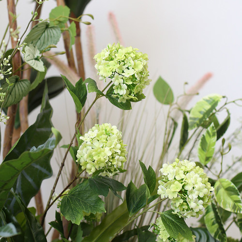 小型绿植造景装饰花卉仿真植物盆栽摆件办公室服装店角落花堆布景 - 图2