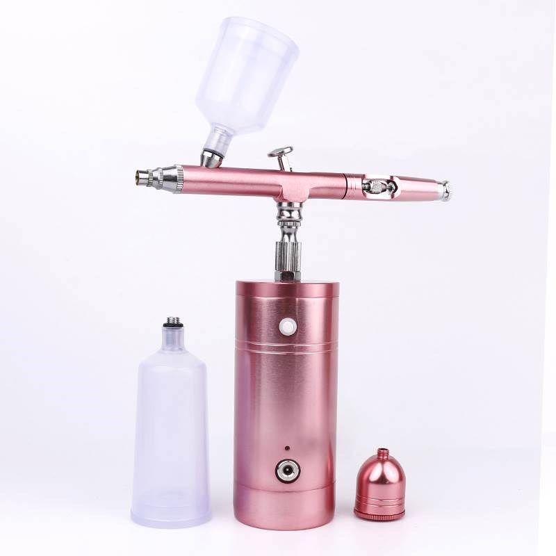 电动喷笔枪小型喷枪涂料油画上色喷漆枪喷漆气泵化妆手办彩绘喷枪 - 图1