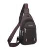 Chest bag men's one-shoulder crossbody bag waterproof Oxford cloth chest trendy sports and casual small cross bag backpack men's bag