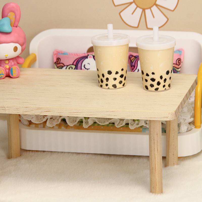 棉花娃娃家具桌子娃屋书桌bjd莉娜熊通用微缩场景拍道具桌超便宜,淘宝优惠券,粉丝福利购,淘宝优惠卷