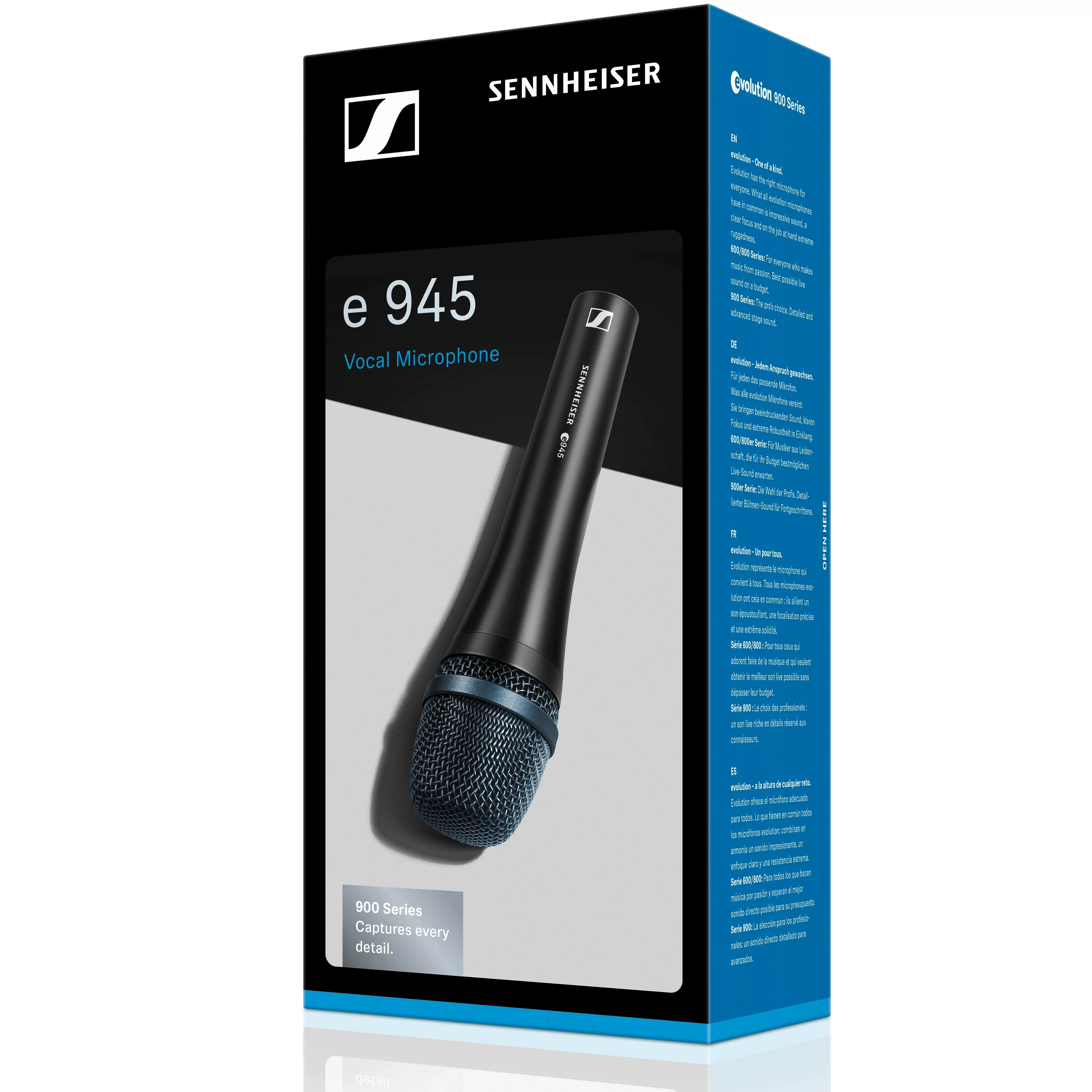 SENNHEISER/森海塞尔 E945 Professional Singer Stage Speech Wired Microphone Supercardioid Microphone